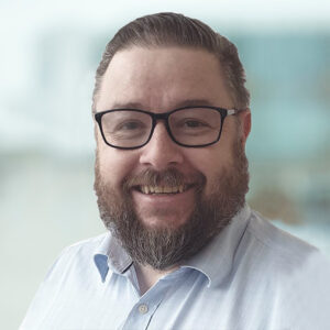 a headshot of Martin Keeler